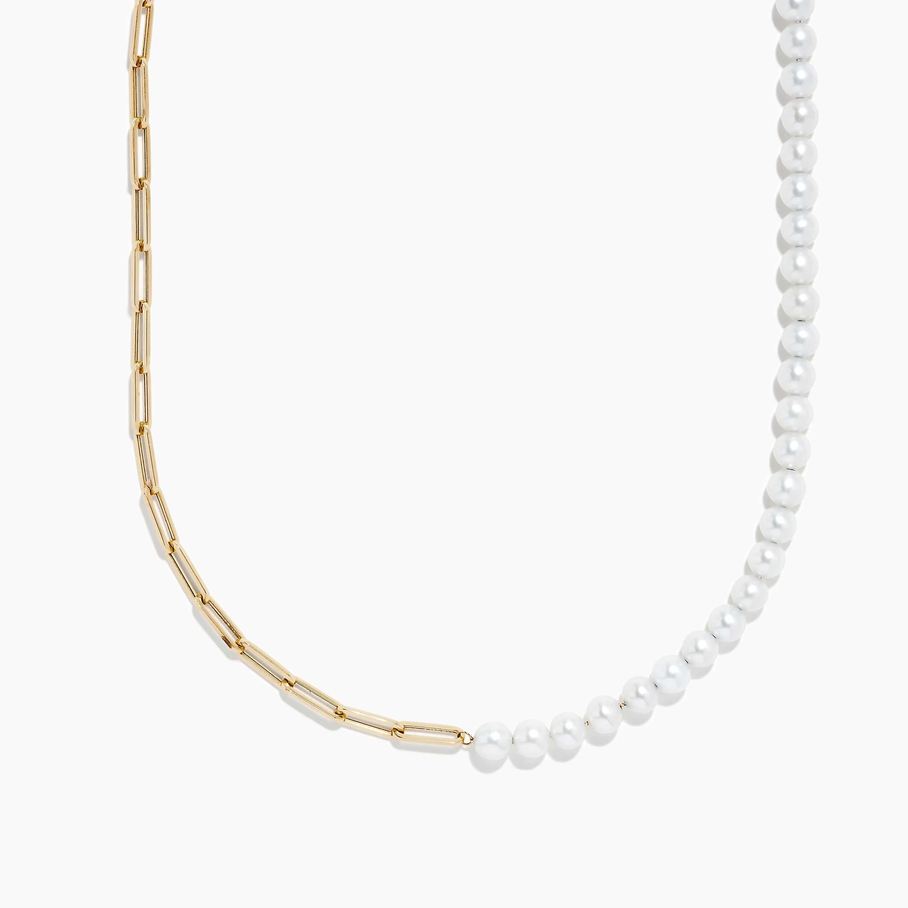 Pearl Paperclip Necklaces - Aloha Bangles